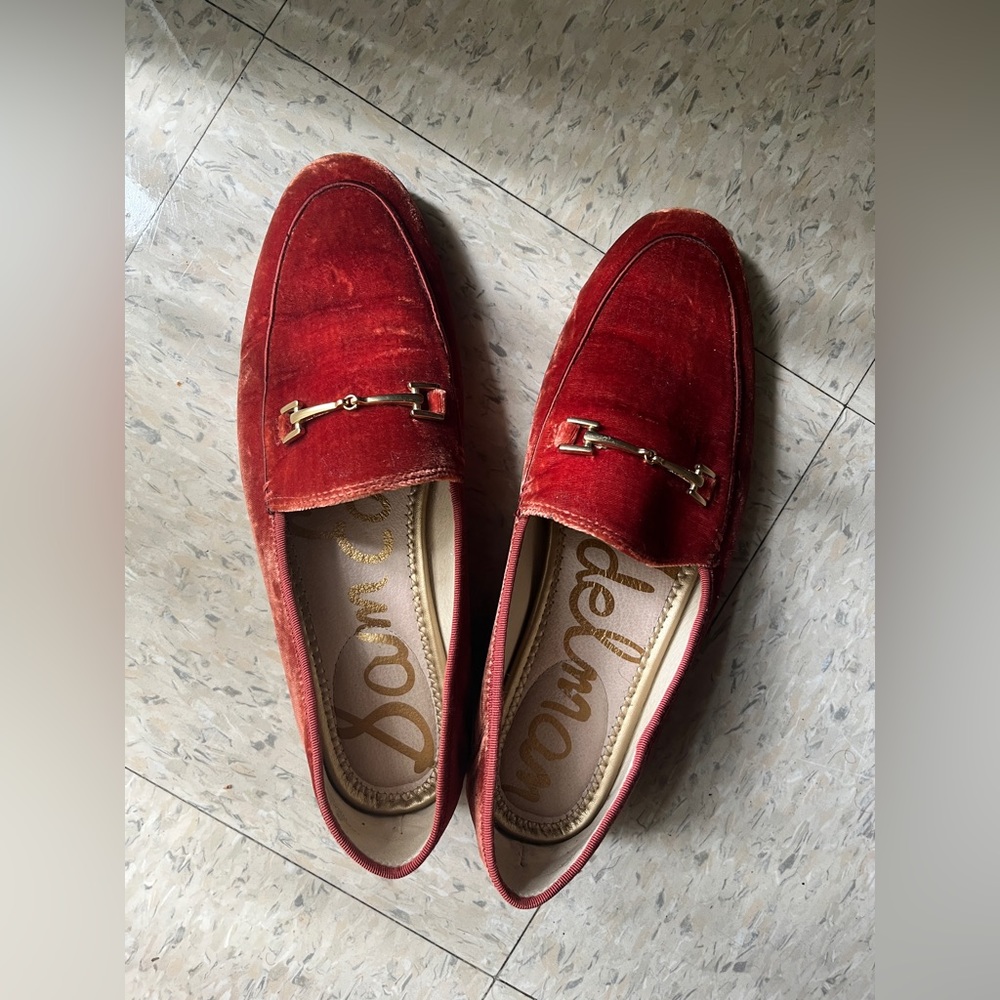 Loraine Horsebit Sam Edelman Velvet Loafers